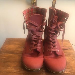 Dr. Martens canvas boots